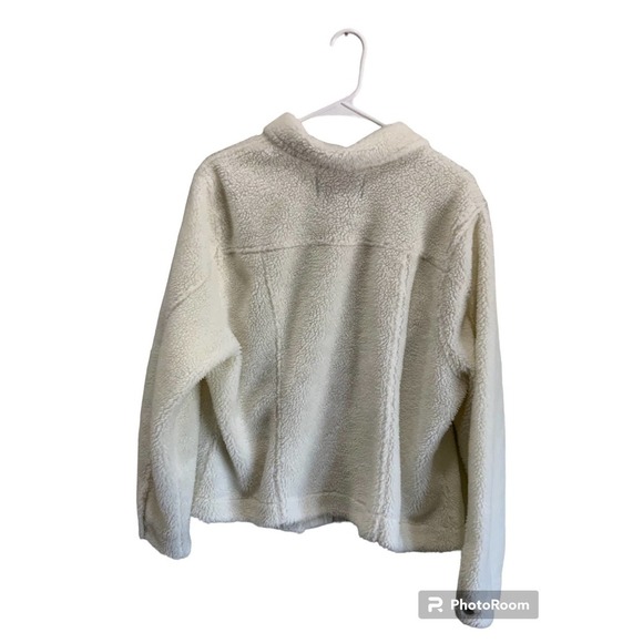 Torrid Sherpa White Jacket Size 3(3x) - Picture 5 of 9
